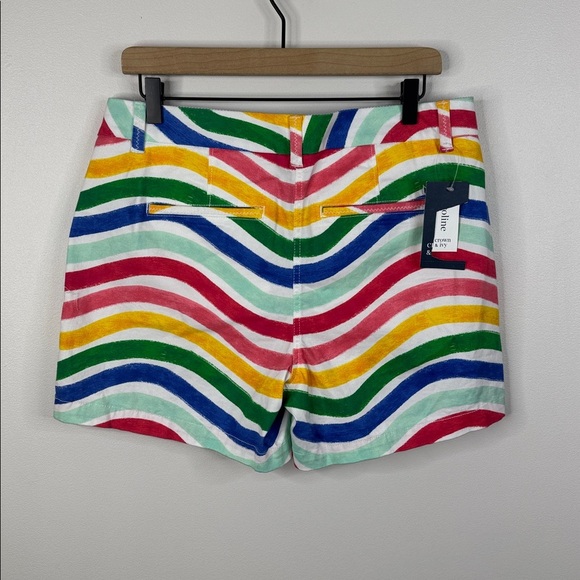 Crown & Ivy Caroline Classic Fit Twill Chino Shorts Women's Size 8 NWT - Picture 4 of 6